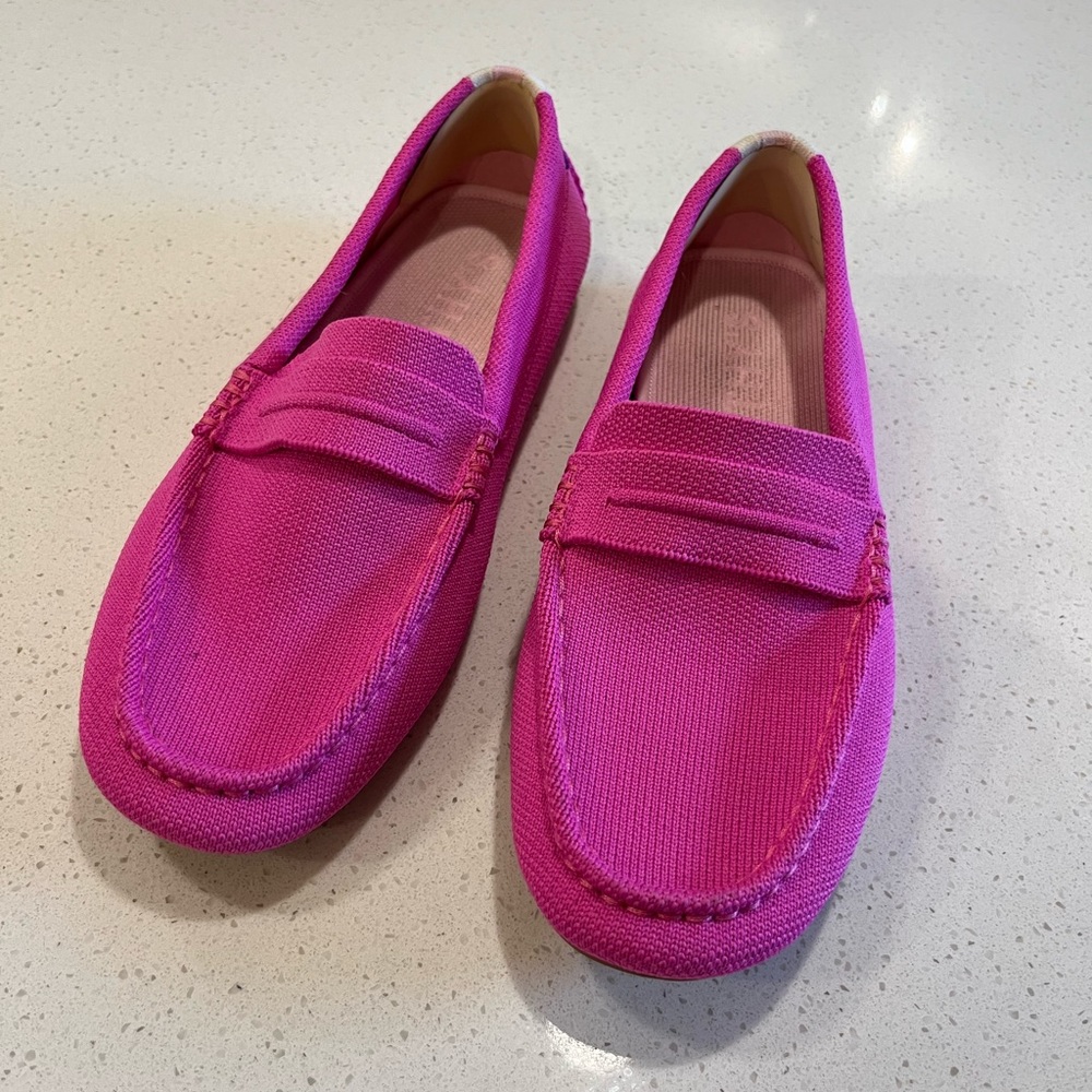 Rothy’s Raspberry Driver Shoes